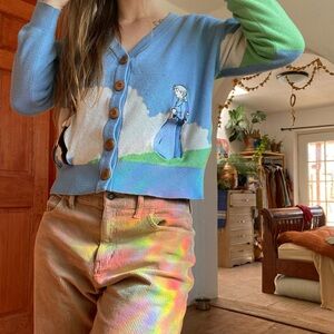 Studio Ghibli howls moving castle cardigan